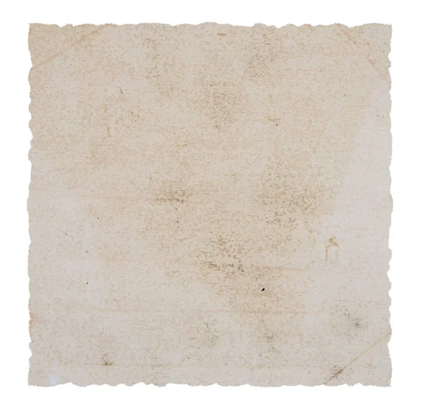 Isolated Photo Old Blank Brown Grunge Paper Banner — Stock Photo, Image