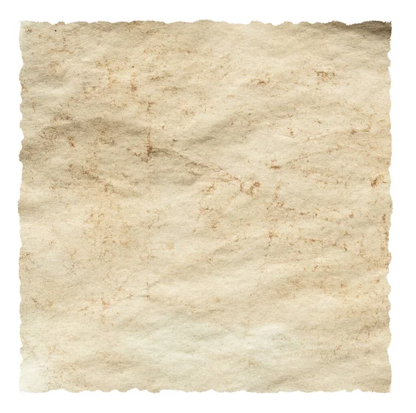 Изолированное Фото Старого Пустого Бумажного Баннера — стоковое фото