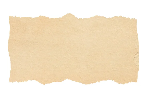 Eski Boş Kahverengi Grunge Kağıt Afişinin Izole Edilmiş Fotoğrafı — Stok fotoğraf