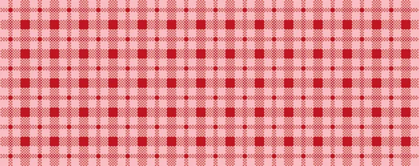 Red Fabric Pattern Texture Vector Textile Background Your Design — Stock Vector
