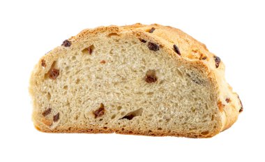 Tam tahıllı ekmeğin izole edilmiş fotoğrafı.