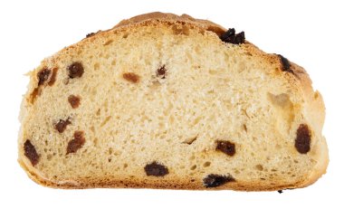Tam tahıllı ekmeğin izole edilmiş fotoğrafı.