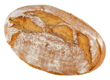  Tam tahıllı ekmeğin izole edilmiş fotoğrafı.