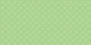 Yeşil renkli soyut yıldız desenli vektör arkaplanı çizimi