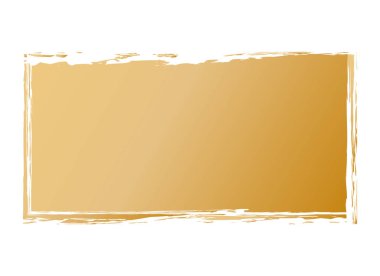 altın renkli fırça boyalı pankart