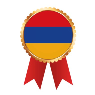 Ermenistan bayrağıyla altın ödüllü kurdele