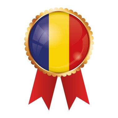 Romanya bayrağıyla altın ödüllü kurdele