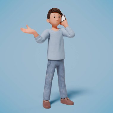 3 boyutlu iş adamı ve 3D görüntüleme