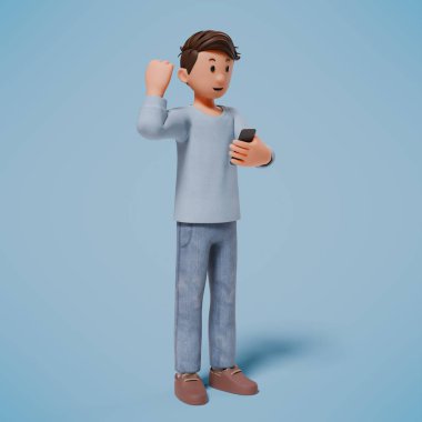 3 boyutlu iş adamı ve 3D görüntüleme