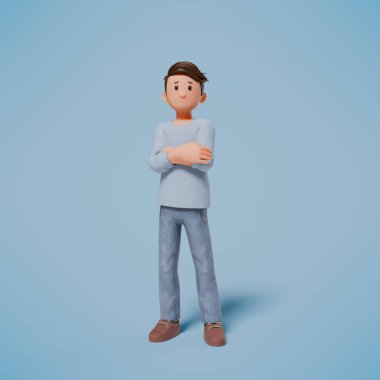 3 boyutlu iş adamı ve 3D görüntüleme