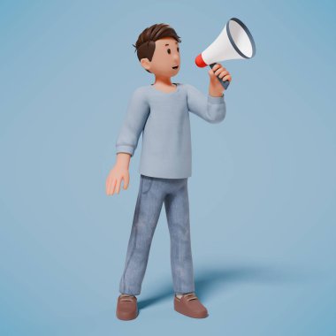 3 boyutlu iş adamı ve 3D görüntüleme