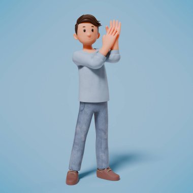 3 boyutlu iş adamı ve 3D görüntüleme