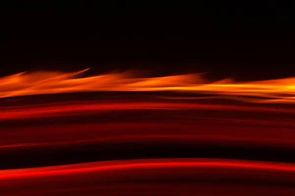 抽象的な火の光のトレイル 長い露出の背景 — ストック写真