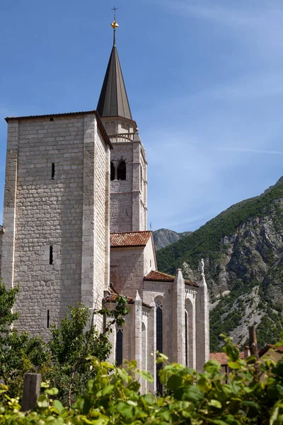 Cattedrale Venzone Eretta Nel 1308 Distrutta Dal Terremoto Friulano Del — Foto Stock