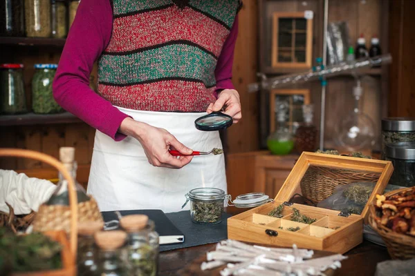 Inside a Medical Marijuana Recreational Drugs Shop Concept