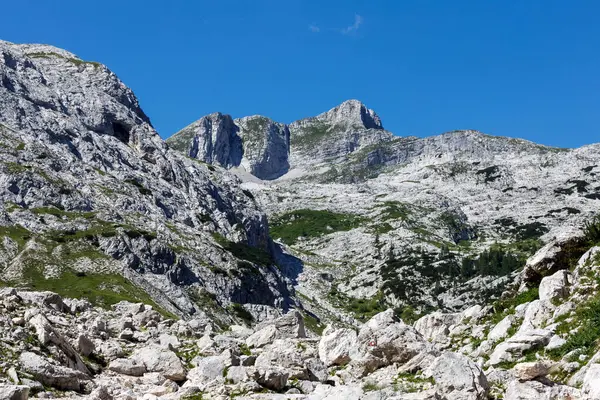 Mount Krn Monte Nero Italiano North Face Popular Caminhadas Destino — Fotografia de Stock