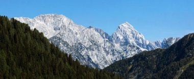 Julian Alplerinde Jalovec Dağı Slovenya Geniş Panorama