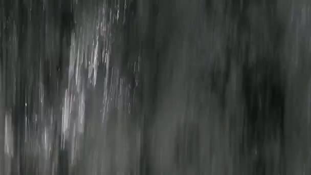 Водопад Close Analogue Video Noise Loop Able Background — стоковое видео