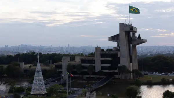 Prefeitura Belediyesi de Sorocaba Paco Belediyesi Brasil 05-01-2024 Fotos Alanları com Drone Decoracoes de Natal