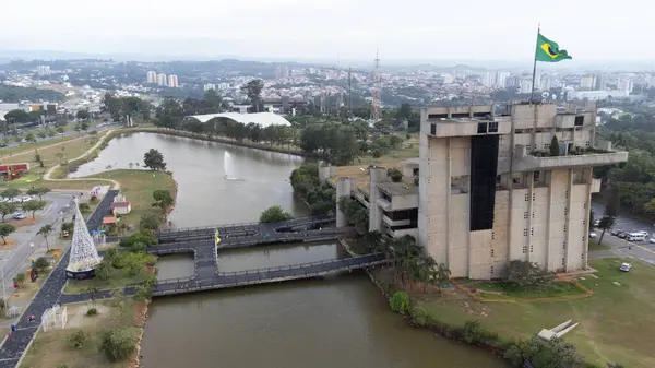 Prefeitura Belediyesi de Sorocaba Paco Belediyesi Brasil 05-01-2024 Fotos Alanları com Drone Decoraes de Natal
