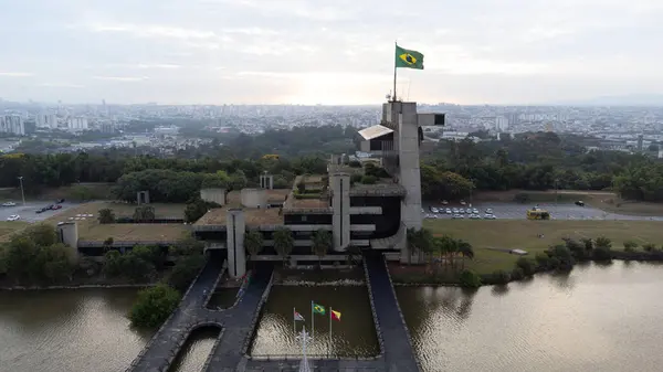 Prefeitura Belediyesi de Sorocaba Paco Belediyesi Brasil 05-01-2024 Fotos Alanları com Drone Decoraes de Natal