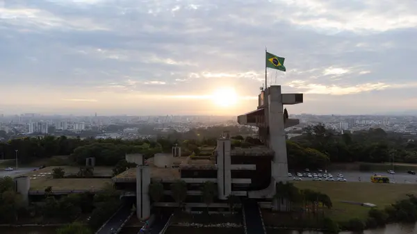 Prefeitura Belediyesi de Sorocaba Paco Belediyesi Brasil 05-01-2024 Fotos Alanları com Drone Decoraes de Natal