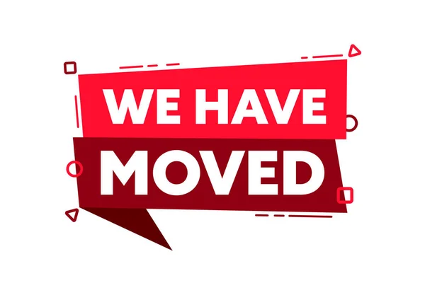 Kırmızı etiketli konuşma baloncuğu. Vektör illüstrasyonu