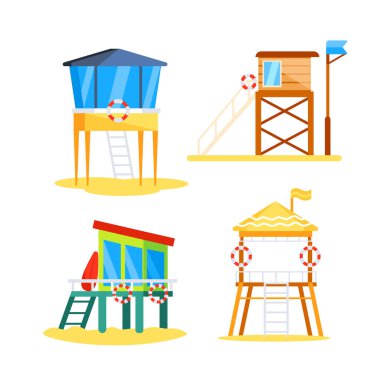 Cankurtaran kulesi hazır. Cankurtaran inşaatı. İstasyon binası