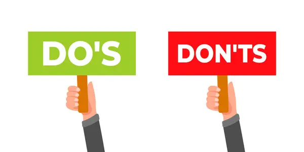 Olumlu ve olumsuz mesajları olan bir işadamının elleri