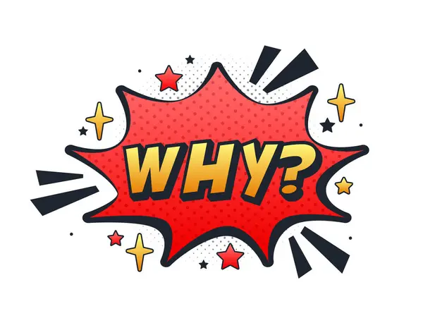 Soru işaretli çizgi roman patlaması kafa karışıklığını ifade ediyor ve nedenini soruyor.