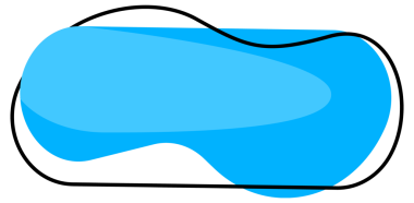 Rastgele soyut sıvı organik siyah lekeli şekiller. Sıvı şekilli elementler. hisse illüstrasyonu.