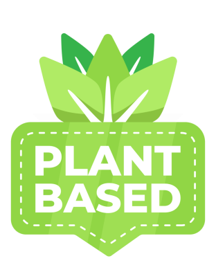 Bitki Bazlı Ürün Mührü Çevreye Dost Mallar İçin Yaprak Amblemi.