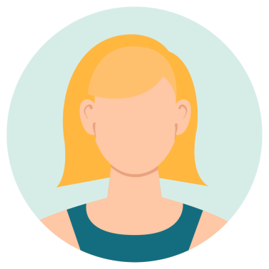 Bir grup farklı insan avatarları. Kullanıcı avatarı çemberde. resimleme.