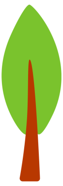 Ağaçlar. Orman ağacı doğa bitkisi. resimleme.