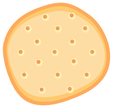 Bisküvi bisküvisi. Cracker cipsi hazır. Kahvaltılık tatlı pastası.