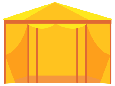 Dağcılık çadırları. Kamp ya da ordu seferi için kamp çadırı. Glamping kubbesi