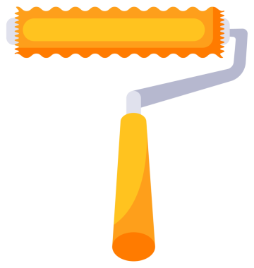 Tamirci, ev onarımı için inşaat aleti ayarlandı. Yenileme seti. Onarım için ekipman.