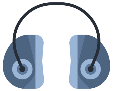 Kulaklık seti. Müzik dinlemek için kablosuz kulaklıklar. Müzik Dinleme için Ses Ekipmanı.