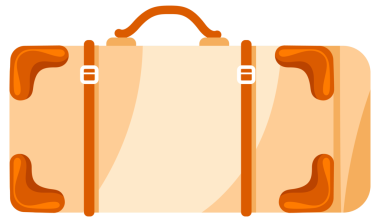 Seyahat çantaları, bavullar hazır. Kamp ve yürüyüş çantası. Gezginlerin bagajı.