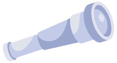 Binoculars, optical equipment. Search, explore and zoom vision set