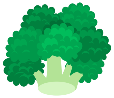 Brokoli lahana simgesi beyaz arkaplanda. Sapık Sağlıklı.