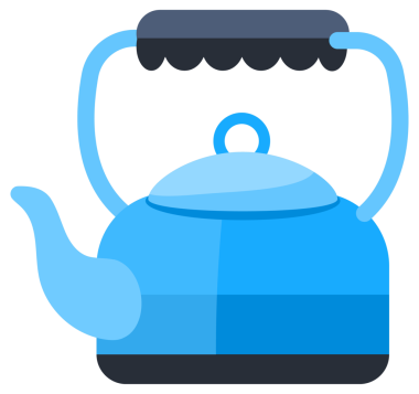 Çaydanlık hazır. Mutfak sofra takımı koleksiyonu. Elektrikli çaydanlık. Klasik porselen çaydanlık..