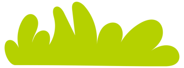 Basit şekillendirilmiş yeşil ağaç ve çalıların toplanması, doğayı basitleştirilmiş bir şekilde temsil etmek için mükemmeldir..