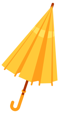 Şemsiye, yağmur seti için şemsiye. Yağmurun koruması açık güneş şemsiyesi