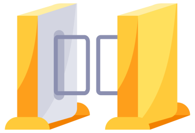 Çeşitli turnikelerin toplanması, ofis binaları, metro istasyonları ve diğer kısıtlı bölgelerdeki güvenli alanlara erişimin kontrol edilmesi.