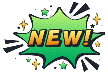 Yeşil komik konuşma balonu yeni bir fikirle patlıyor. duyuru