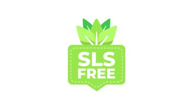 Beyaz ve mavi ekran arkaplanındaki yeşil sls ücretsiz canlandırma simgesi