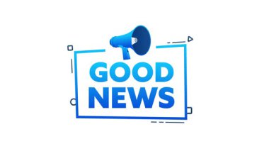 Megafon alfa kanalı ve yeşil ekran ile iyi haberler sunuyor.