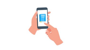 Eller, beyaz ve yeşil ekran arkaplanlarında izole edilmiş, boş ekran ve kullanıcı rehberli bir akıllı telefon tutuyor.