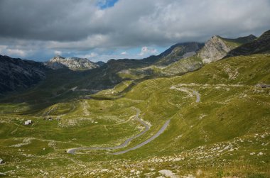 Karadağ 'daki Ulusal Park' ta Durmitor Dağları. 